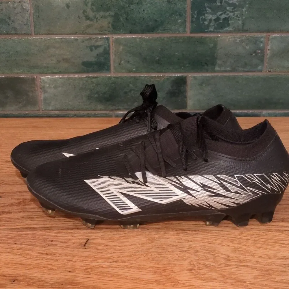New Balance Furon Black/White Youth Soccer Cleats US 8 Fast Lightweights
